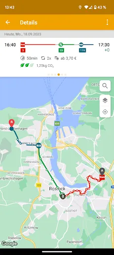 Скриншот 5 — VVW Fahrpläne & Tickets