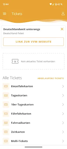 Скриншот 7 — VVW Fahrpläne & Tickets