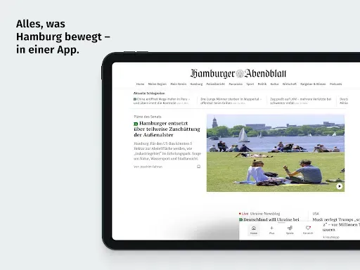 Скриншот 5 — Hamburger Abendblatt News