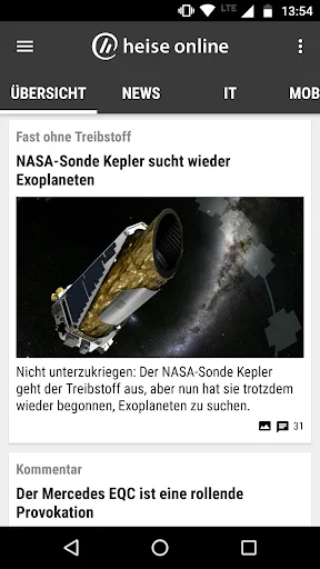 Скриншот 1 — heise online - News