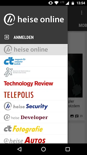 Скриншот 7 — heise online - News