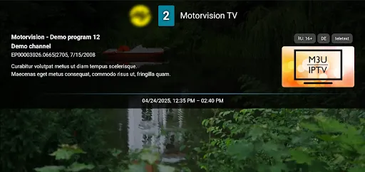 Скриншот 6 — M3U IPTV