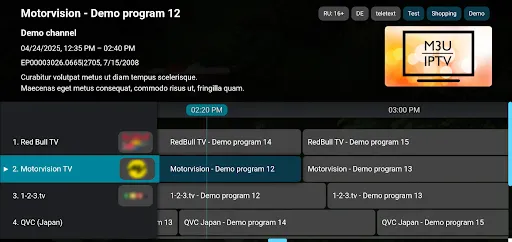 Скриншот 7 — M3U IPTV