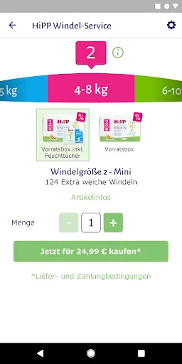 Скриншот 3 — HiPP App