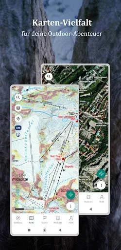 Скриншот 3 — KOMPASS Outdoor & Wanderkarten