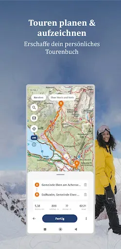 Скриншот 4 — KOMPASS Outdoor & Wanderkarten