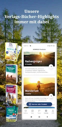 Скриншот 5 — KOMPASS Outdoor & Wanderkarten