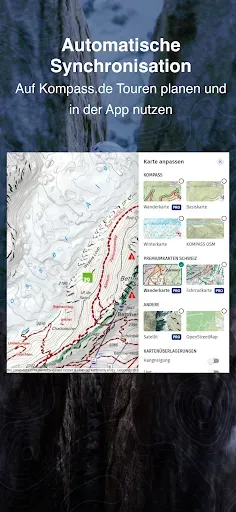 Скриншот 8 — KOMPASS Outdoor & Wanderkarten