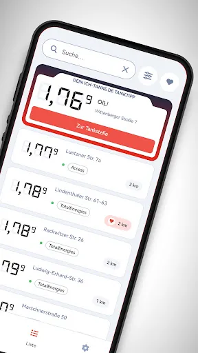 Скриншот 2 — ICH TANKE GÜNSTIG - TANKEN APP