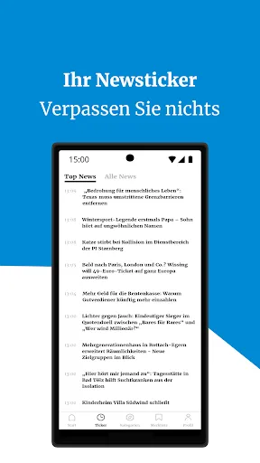 Скриншот 4 — Merkur: Aktuelle Nachrichten