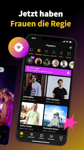 Скриншот 2 — POPCORN: Flirt, Date, Kontakte