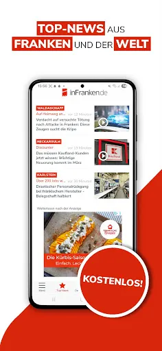 Скриншот 1 — inFranken.de - regionale News