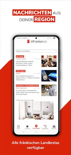 Скриншот 2 — inFranken.de - regionale News