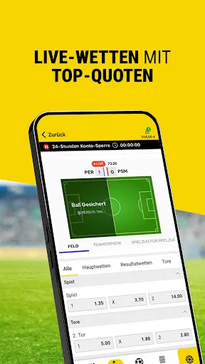 Скриншот 4 — Interwetten: Sportwetten DE