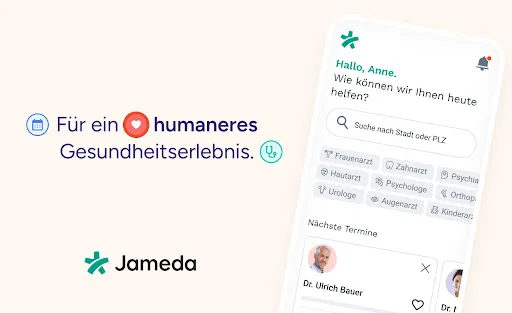 Скриншот 1 — jameda: Ärzte finden & buchen