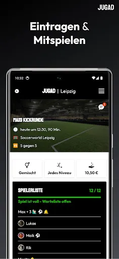 Скриншот 2 — JUGAD - Fußball spielen