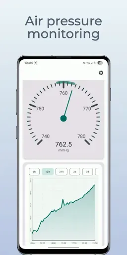 Скриншот 1 — Barometer+Pressure Tracker