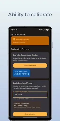 Скриншот 6 — Barometer+Pressure Tracker