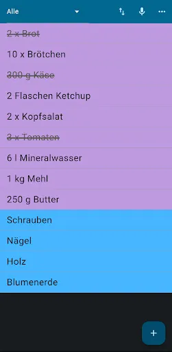 Скриншот 7 — Einfacher Einkaufszettel
