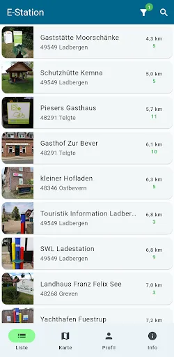 Скриншот 1 — E-Station: Ebike Ladestationen