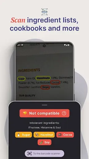 Скриншот 4 — InTolerApp: Histamine & FODMAP