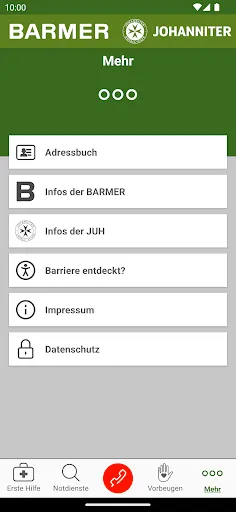 Скриншот 5 — Kindernotfall-App