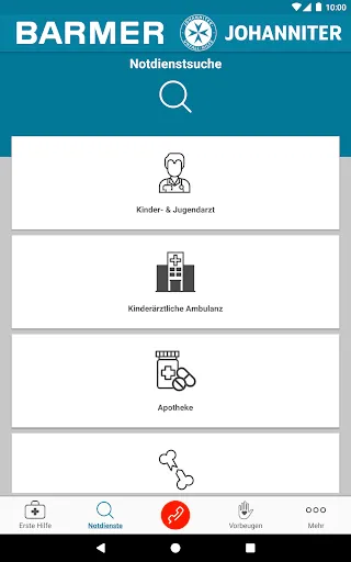 Скриншот 7 — Kindernotfall-App