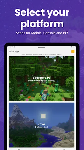 Скриншот 4 — Seeds for Minecraft PE & Java