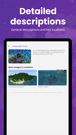 Скриншот 6 — Seeds for Minecraft PE & Java
