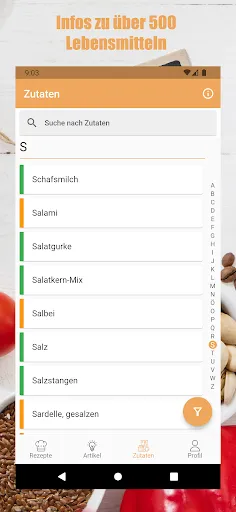Скриншот 3 — MIMBA Ernährung für Schwangere