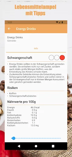 Скриншот 4 — MIMBA Ernährung für Schwangere