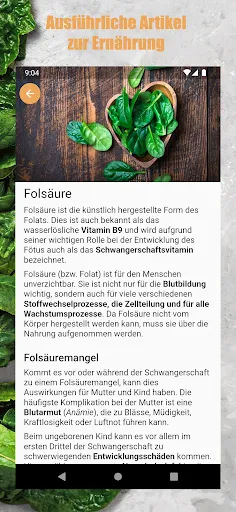 Скриншот 6 — MIMBA Ernährung für Schwangere