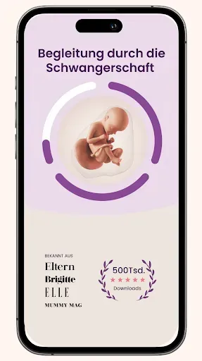 Скриншот 1 — keleya - Schwangerschafts-App