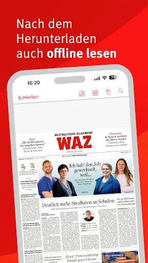 Скриншот 8 — WAZ E-Paper