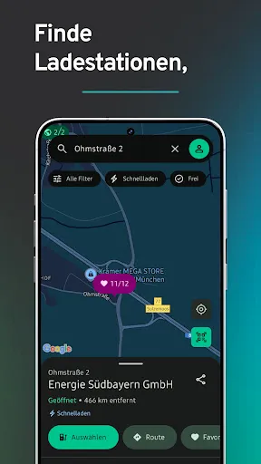 Скриншот 1 — ladeapp - E-Auto Ladestationen