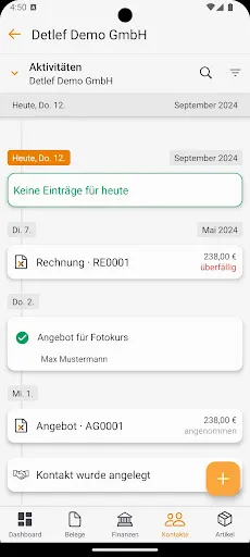 Скриншот 7 — Lexware - Online Buchhaltung