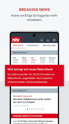 Скриншот 2 — ntv Nachrichten