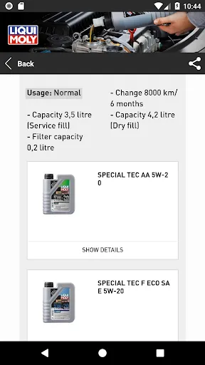 Скриншот 3 — LIQUI MOLY