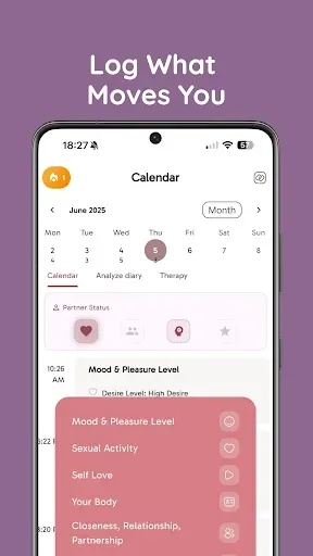 Скриншот 2 — FlameLog – Дневник Интимности