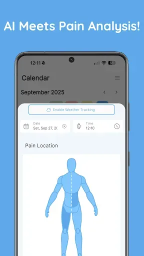 Скриншот 2 — PainLog – Дневник боли
