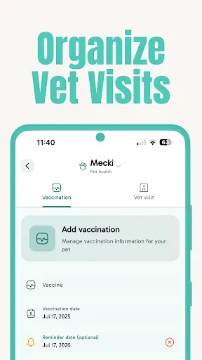 Скриншот 3 — PetLog – Pet Health Journal