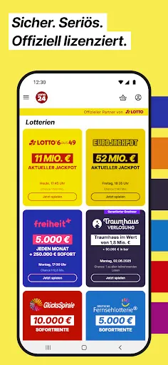 Скриншот 3 — LOTTO 6aus49 & Eurojackpot