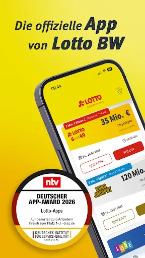 Скриншот 1 — Lotto Baden-Württemberg