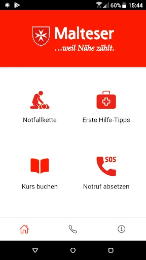 Скриншот 1 — Malteser Erste-Hilfe App