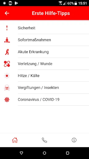 Скриншот 2 — Malteser Erste-Hilfe App