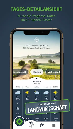 Скриншот 1 — Wetter | Maschinenring