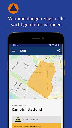 Скриншот 3 — NINA - Die Warn-App des BBK