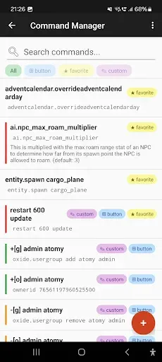 Скриншот 5 — RustDroid: Rust Server Admin