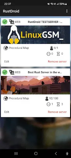 Скриншот 7 — RustDroid: Rust Server Admin
