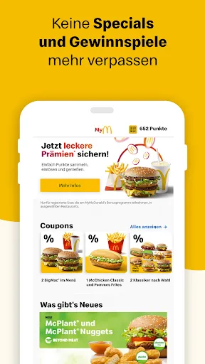 Скриншот 1 — McDonald’s Deutschland